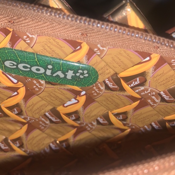 NWOT COPPER/Gold ECOIST recycled Candy Wrapper Bag!! - Picture 5 of 7